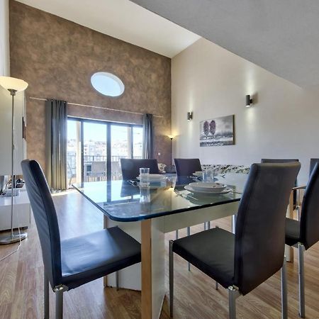 Spinola Court - Stunning Seaview Apartment & Penthouse On Spinola Bay By Shortletsmalta Сент Джулианс Экстерьер фото